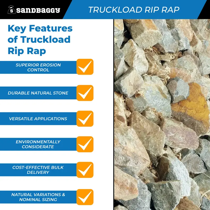 Truckload Rip Rap | Bulk Erosion Control 8