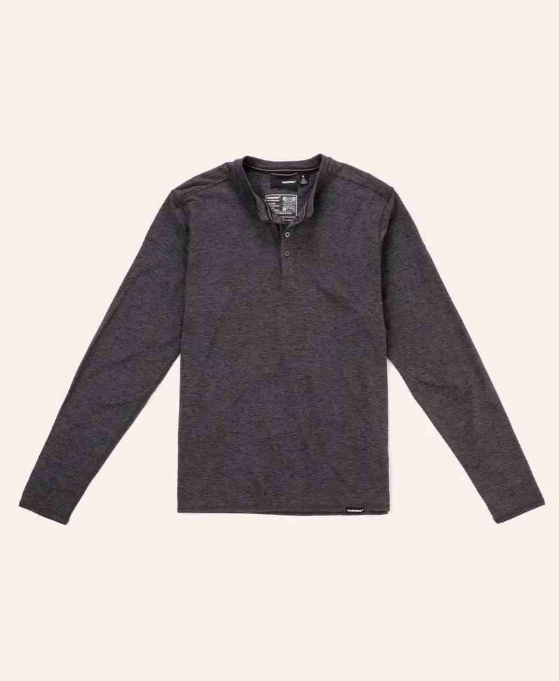 Truewerk Men's B2 Midweight Henley Long Sleeve Shirt 1