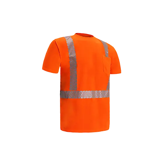 Ts103c-2 - High Viz Short Sleeve Jersey T-Shirt 3
