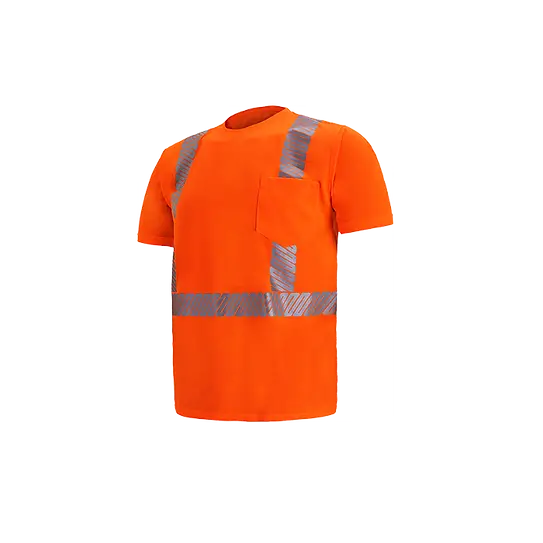 Ts103c-2 - High Viz Short Sleeve Jersey T-Shirt 4