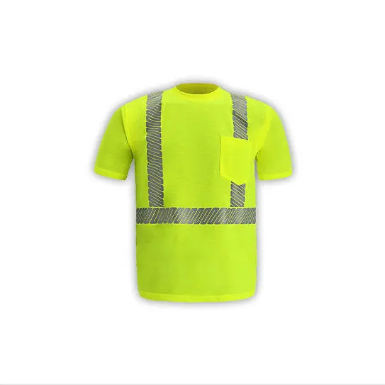 Ts105c-2 - High Viz Short Sleeve Jersey T-Shirt 1