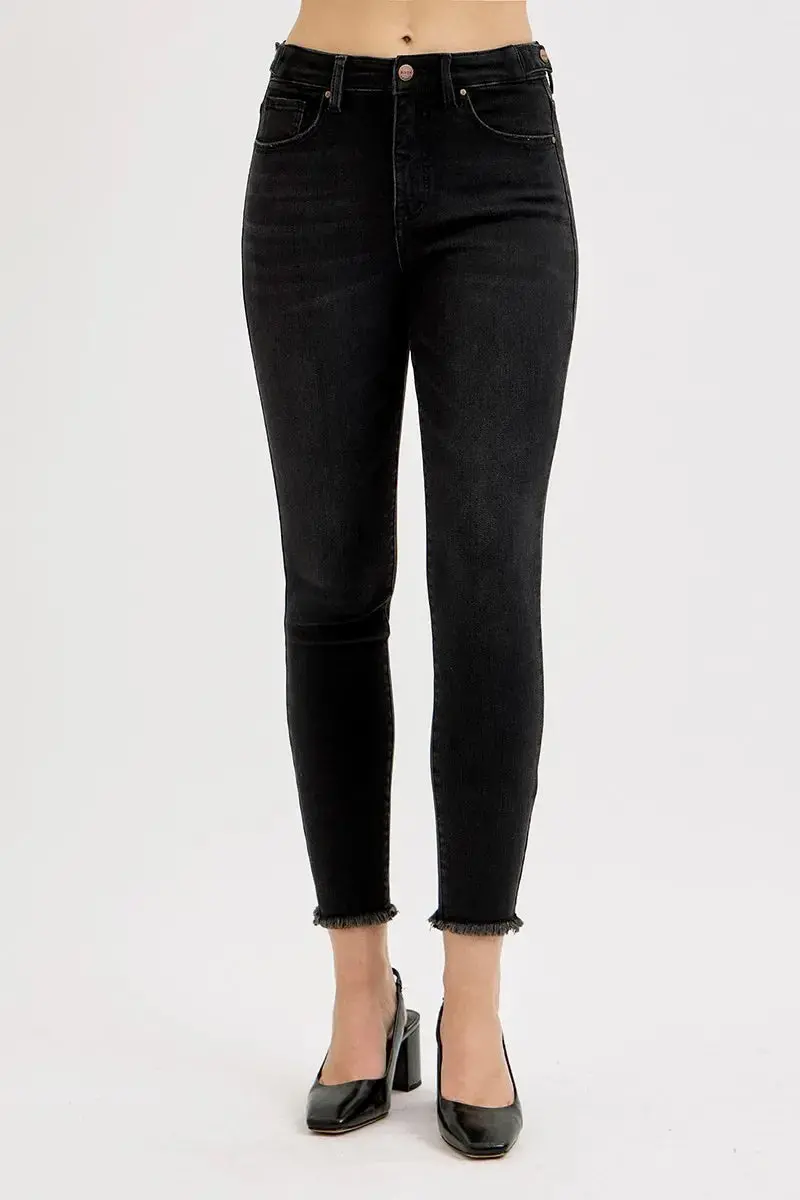Tummy Control High Rise Adjustable Waist Skinny Jeans Plus Size 1