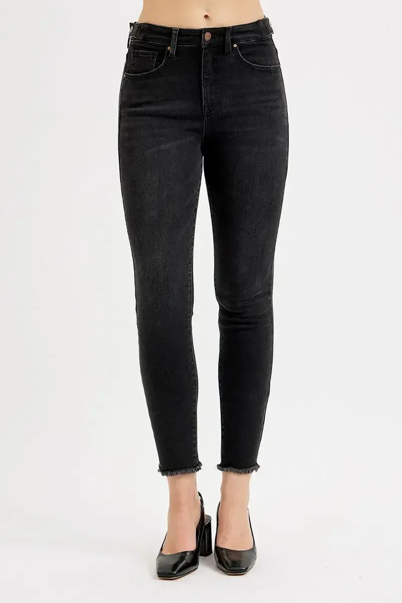 Tummy Control High Rise Adjustable Waist Skinny Jeans Plus Size 3
