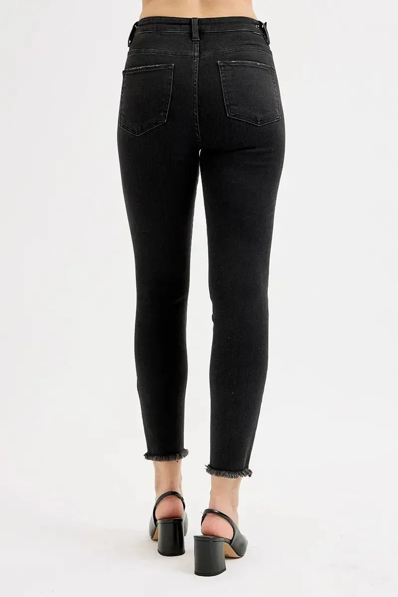 Tummy Control High Rise Adjustable Waist Skinny Jeans Plus Size 5