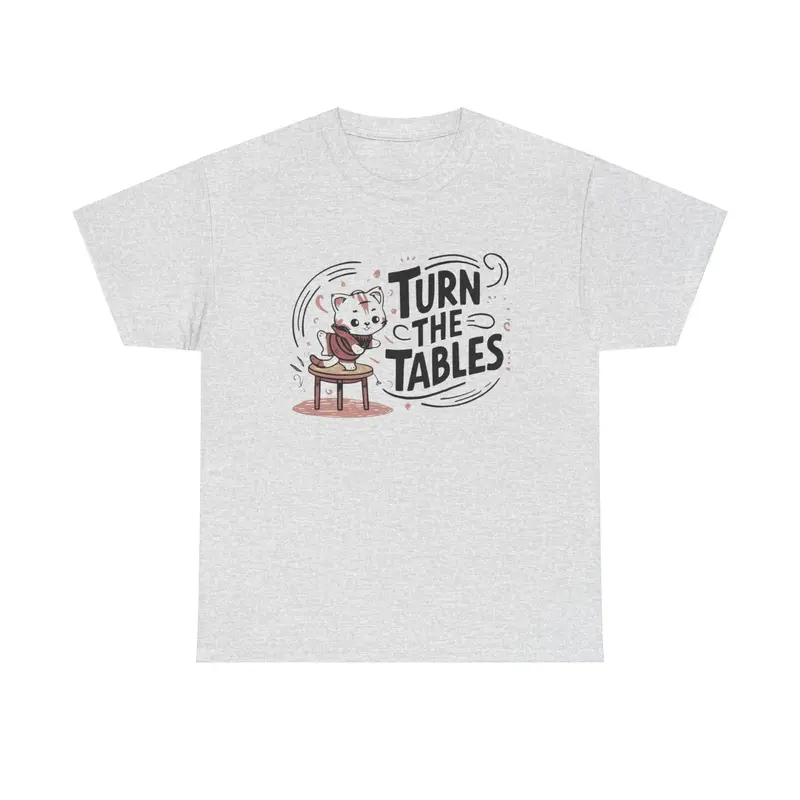 Turn The Table Idiom Cotton T-Shirt 10