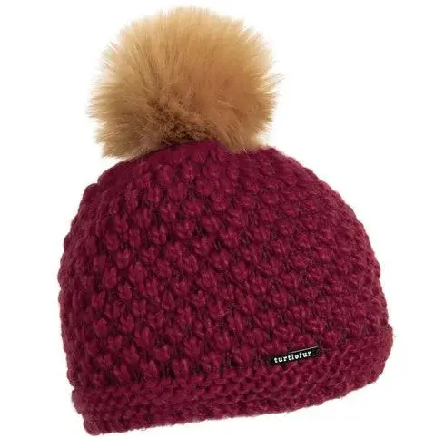 Turtle Fur Women’s Sherpasoft Faux Fur Pom Beanie