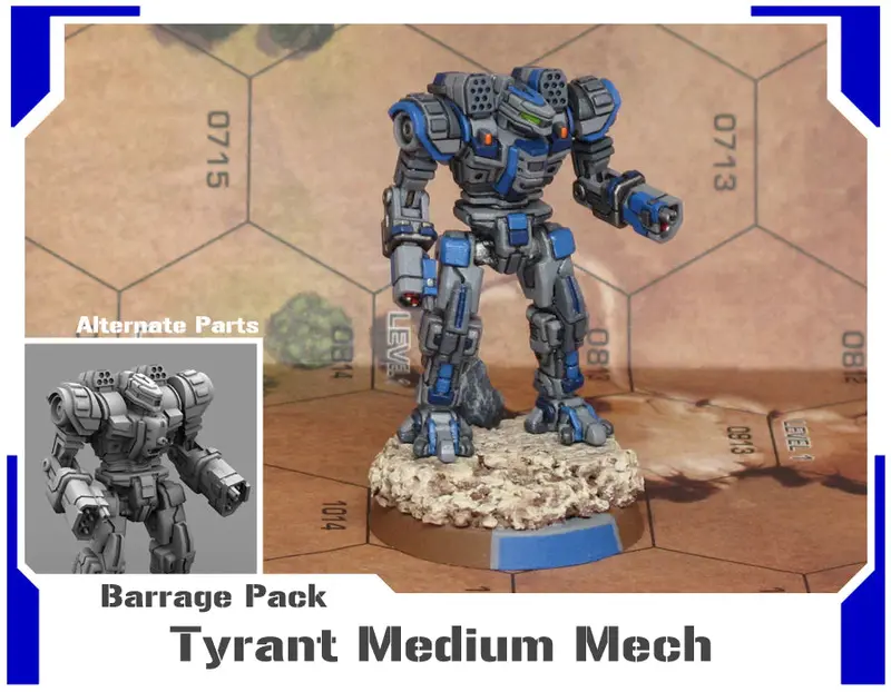 Tyrant Medium Mech- Barrage 1