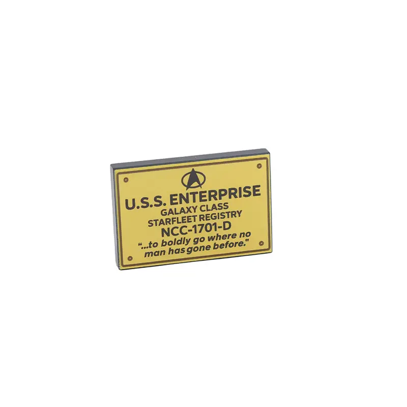 U.S.S. Boldyprise Plaque - V1 No Man 1