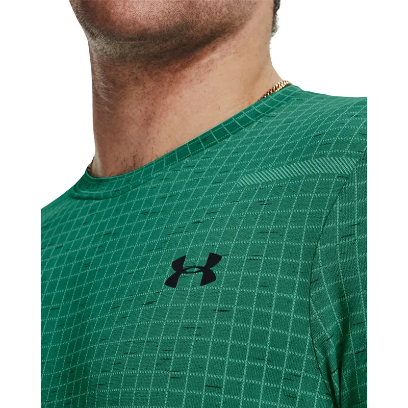 Ua Seamless Grid Men's Short Sleeve 1376921-508 3