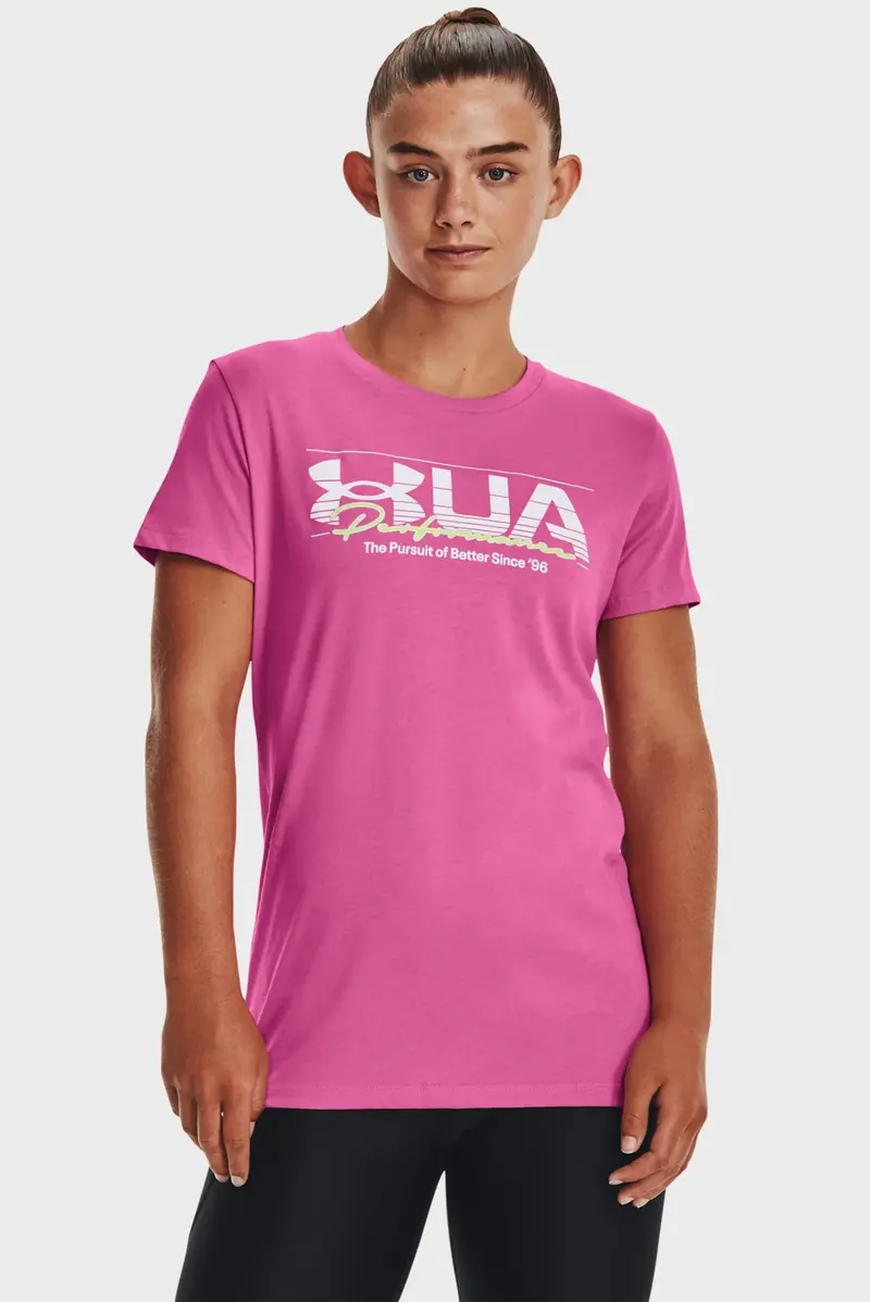 Ua Vintage Performance Women's Short Sleeve 1376748-659 1
