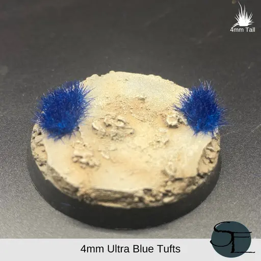 Ultra Blue- 4Mm Self-Adhesive Grass Tufts 2