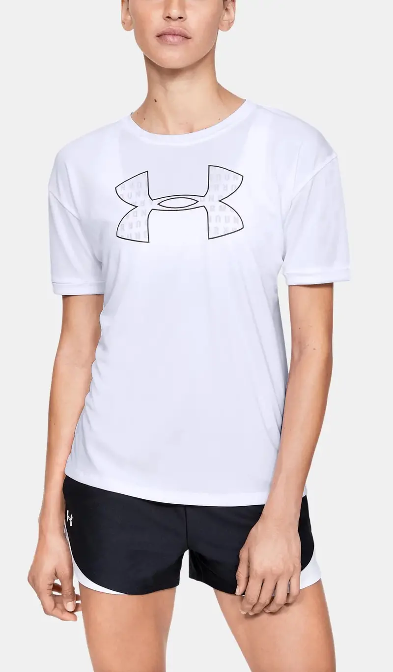 Under Armour Performance Fashion Graphic Q2 Loose Fit T-Shirt 1351976-100 1