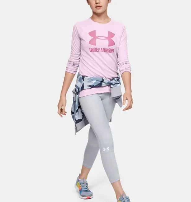 Under Armour Soft & Comfortable Gilr's T-Shirt 1341121-694 1