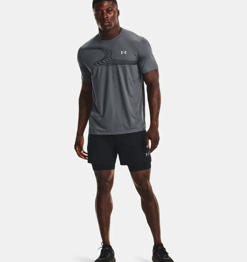Under Armour Speedpocket Men's 2-In-1 Shorts 1362229-001 3