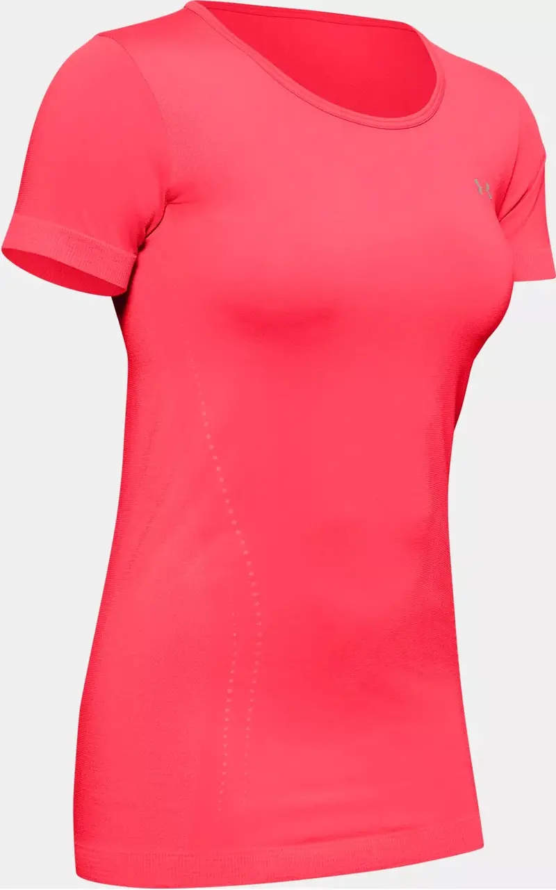 Under Armour Womens Seamless Short Sleeve Tee 1351604-628 2