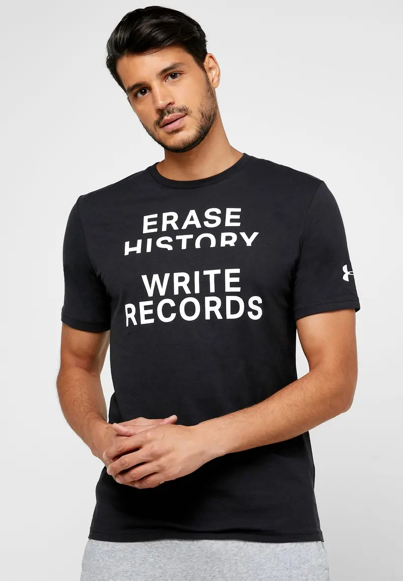 Under Armour Write Records T-Shirt 1344225-001 1