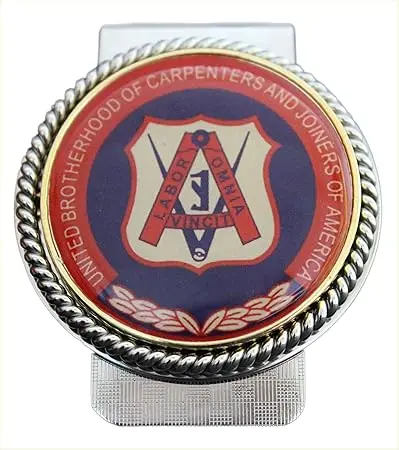 Union Carpenter Int Logo Money Clip #Bw-Mc-Cr 2