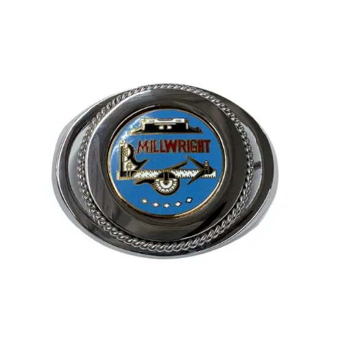 Union Millwright Powerhouse Belt Buckle #Bw-Bb-Mw 1
