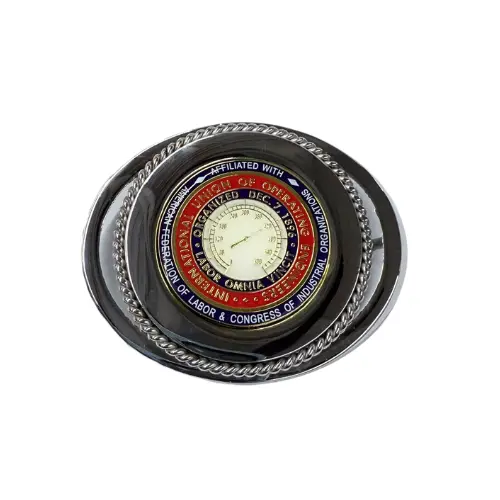 Union Operating Engineers Powerhouse Belt Buckle #Bw-Bb-Oe 2