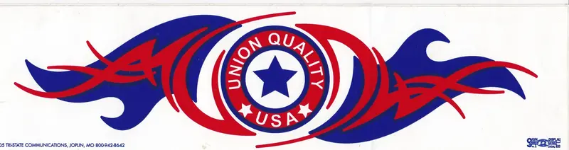 Union Quality Usa Bumper Sticker #Bp300 1