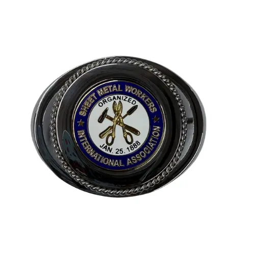 Union Sheet Metal Powerhouse Belt Buckle #Bw-Bb-Sm 1