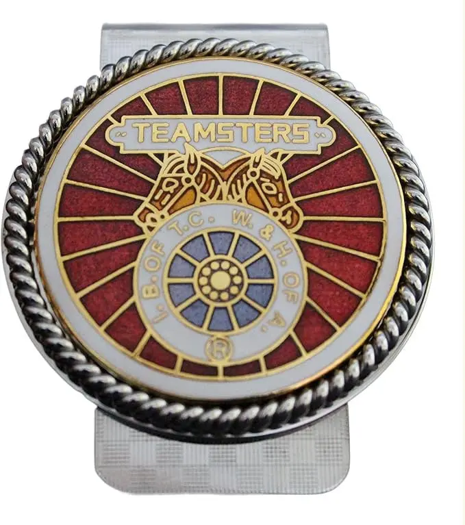 Union Teamsters Int Logo Money Clip #Bw-Mc-Ts 1