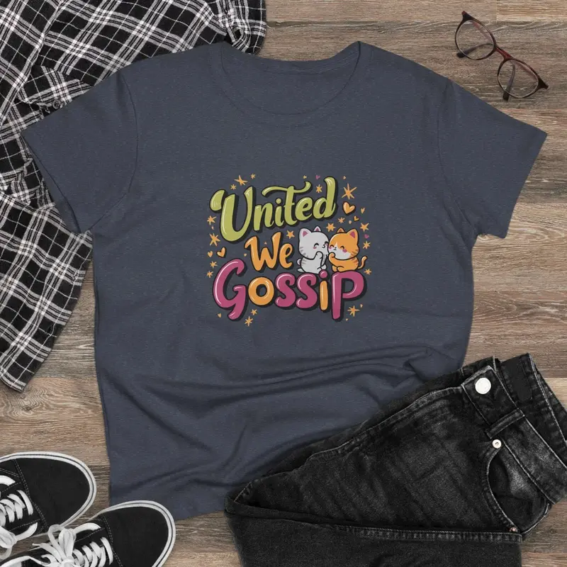 United We Gossip Women Graphic Tshirts 10