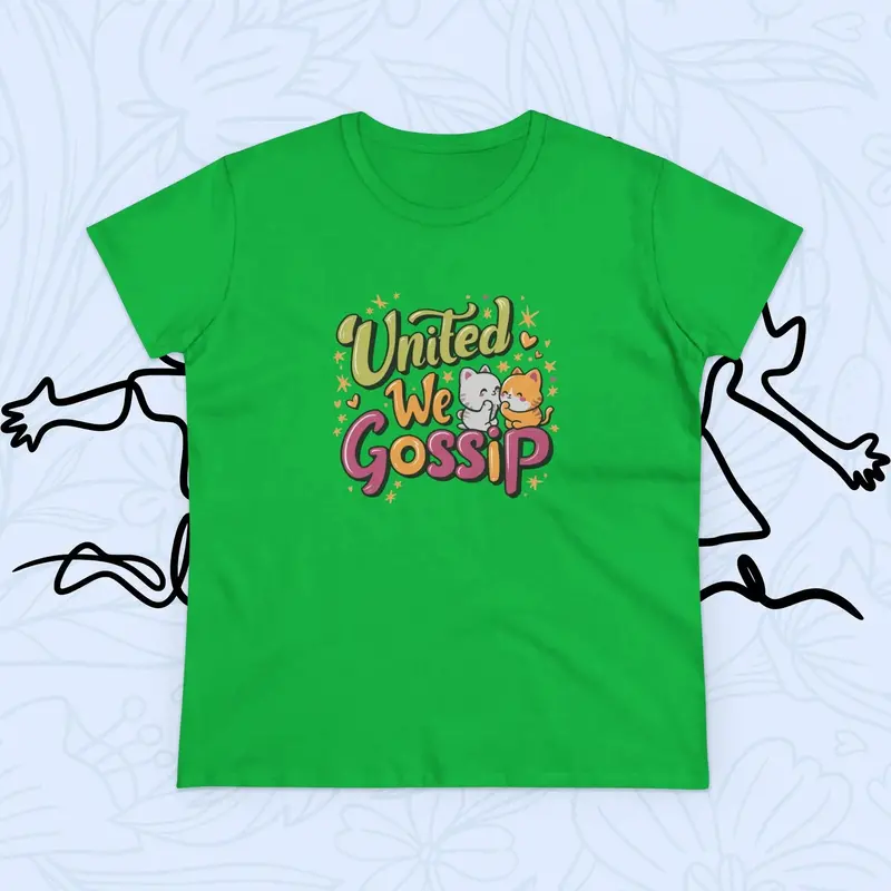 United We Gossip Women Graphic Tshirts 15