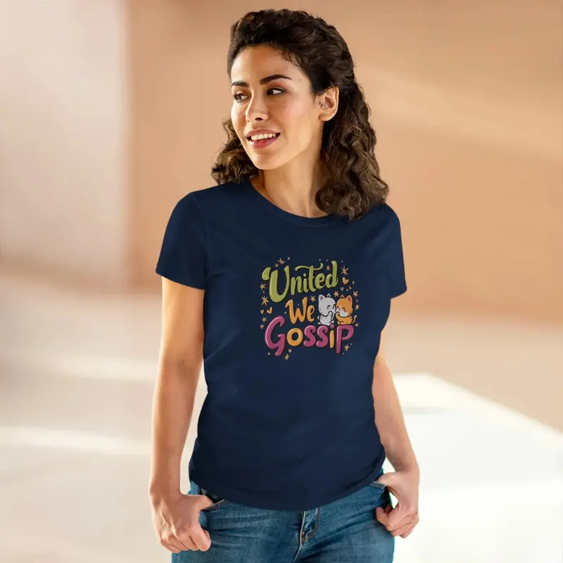 United We Gossip Women Graphic Tshirts 18