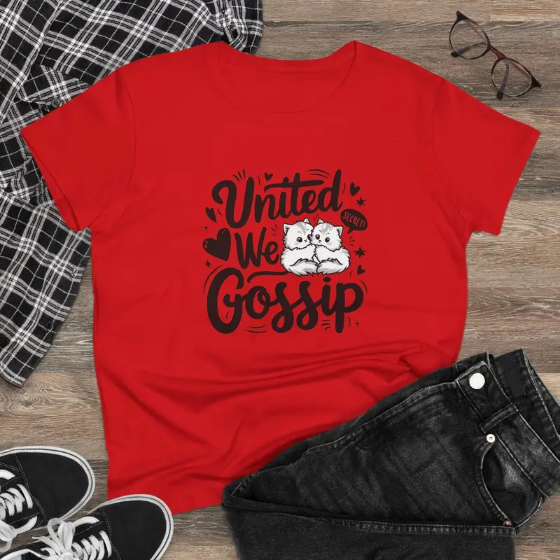 United We Gossip Women Graphic Tshirts 3