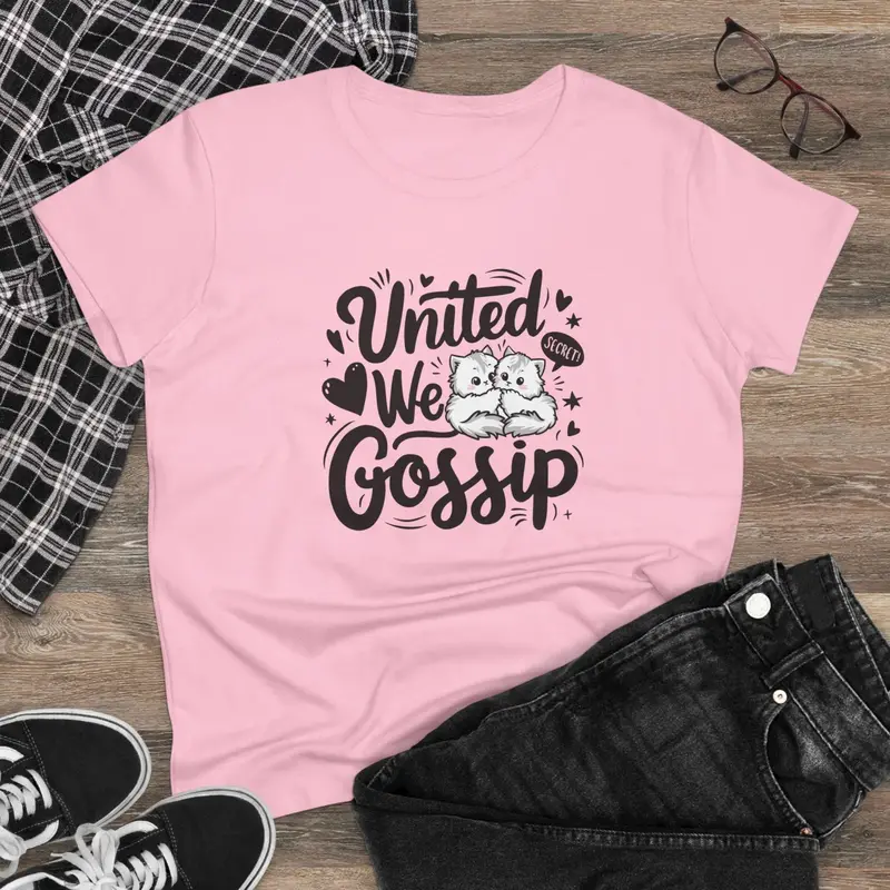 United We Gossip Women Graphic Tshirts 5
