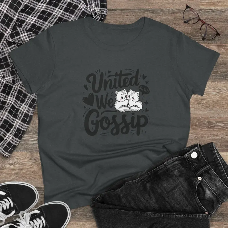 United We Gossip Women Graphic Tshirts 6