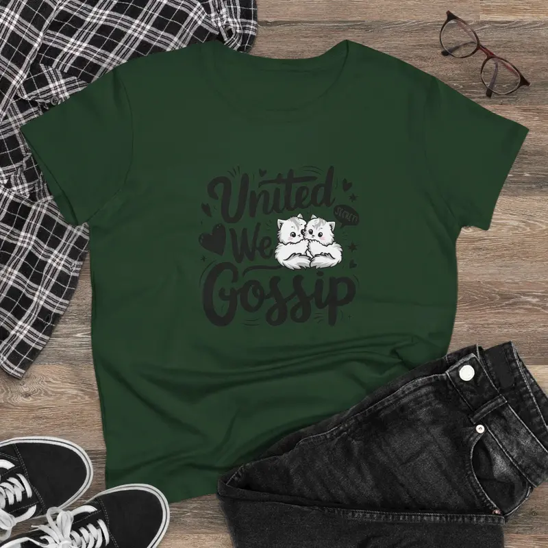 United We Gossip Women Graphic Tshirts 6