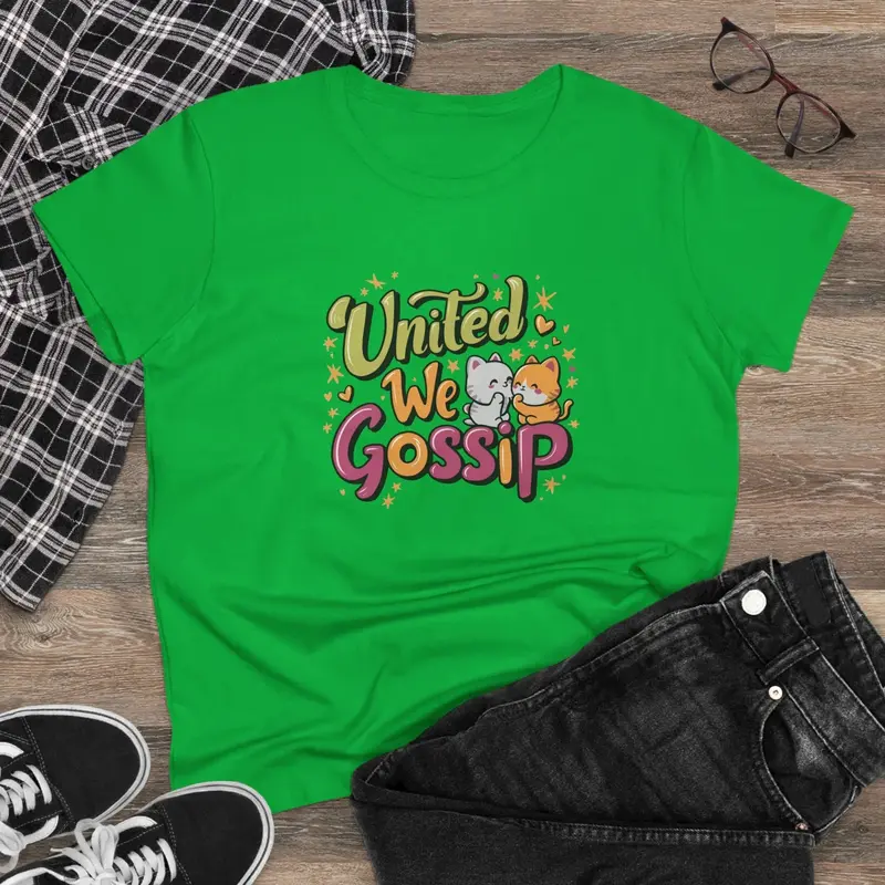 United We Gossip Women Graphic Tshirts 7