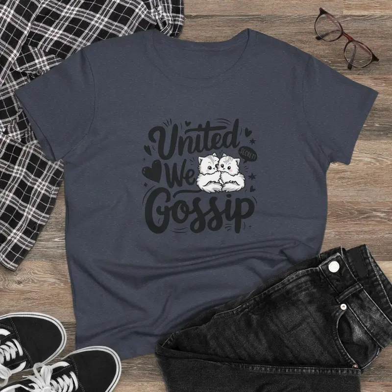 United We Gossip Women Graphic Tshirts 7