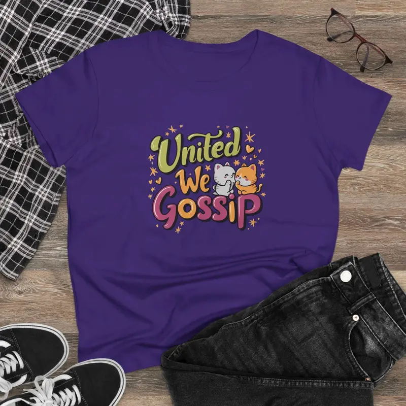 United We Gossip Women Graphic Tshirts 8