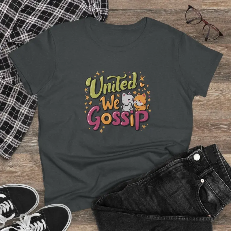 United We Gossip Women Graphic Tshirts 9