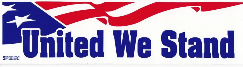 'United We Stand' Bumper Sticker #Bp306 1