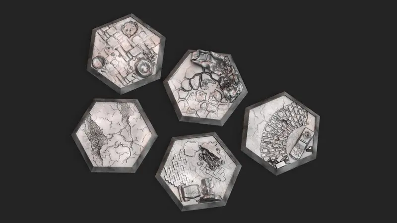 Urban Warfare Hex Bases (5) 1