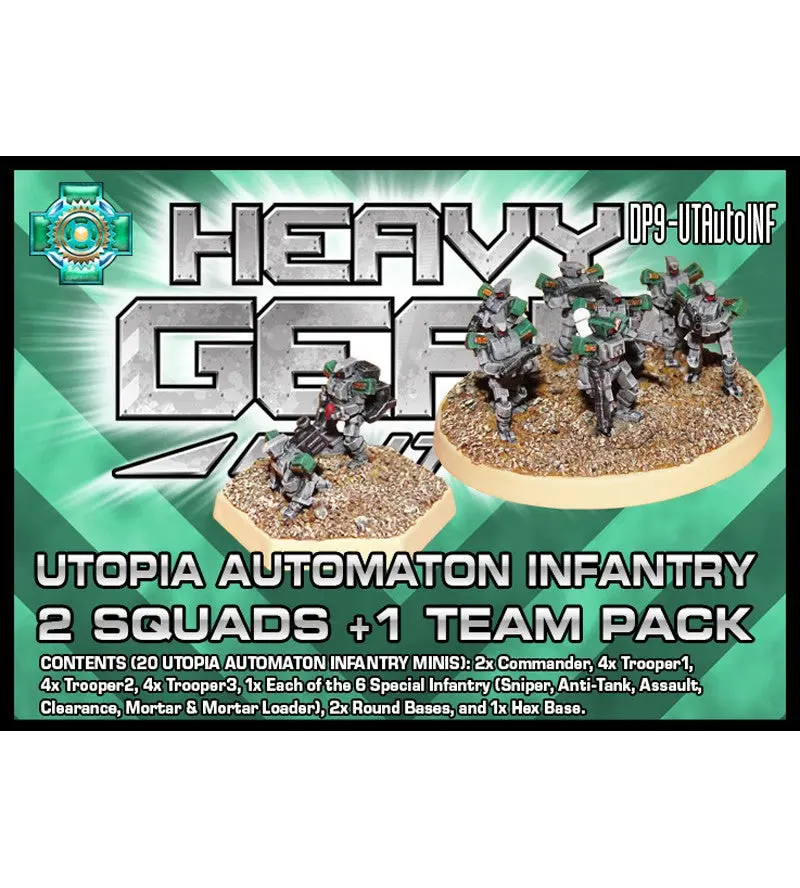 Utopia Automaton Infantry 2 Squads + 1 Team Pack 1