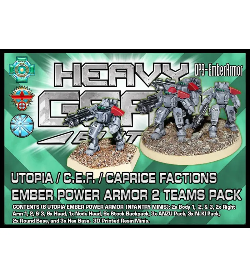 Utopian Ember Power Armor 2 Teams Pack 1