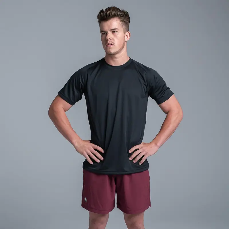 Valour Active Apex Tee - Black 1