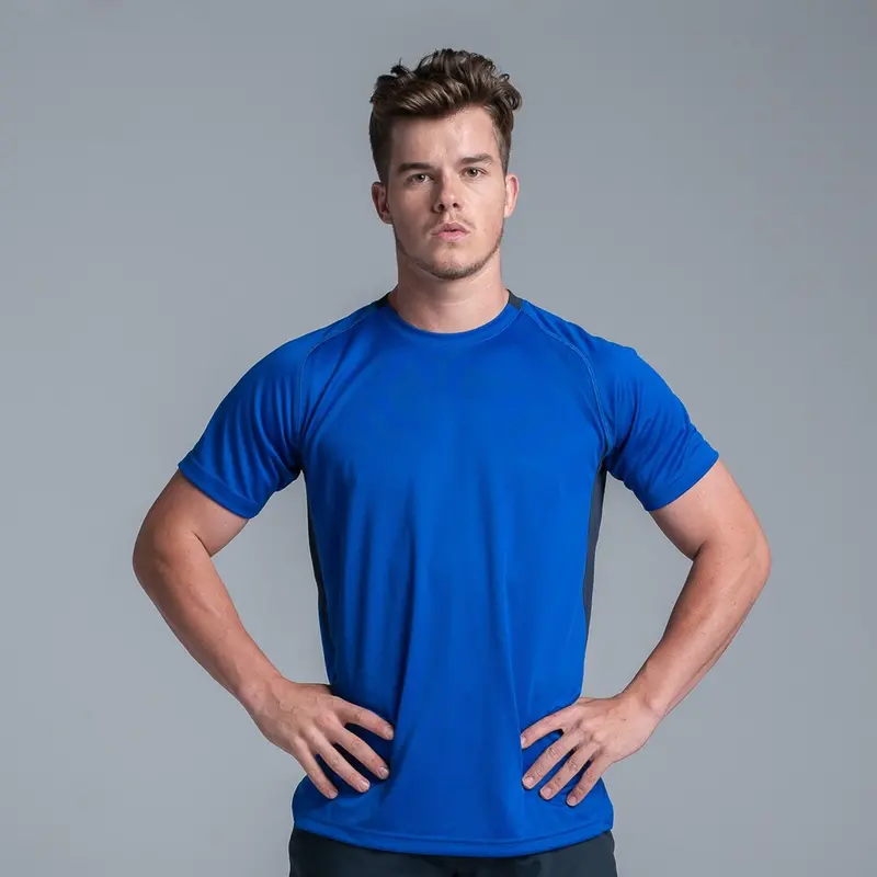 Valour Active Apex Tee - Ocean Blue 1