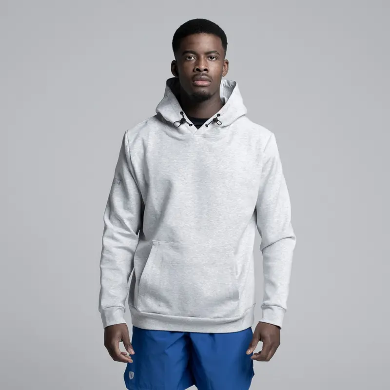 Valour Active Legacy Hoodie - White Marle 1