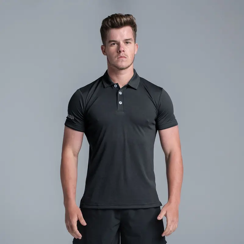 Valour Active Men's Black Polo 2
