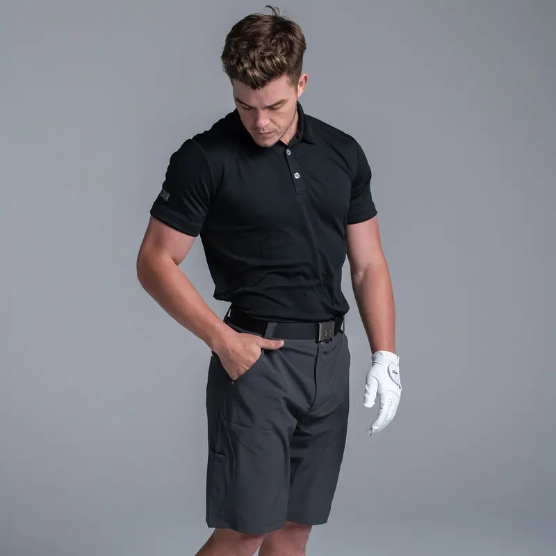 Valour Active Men's Black Polo 3
