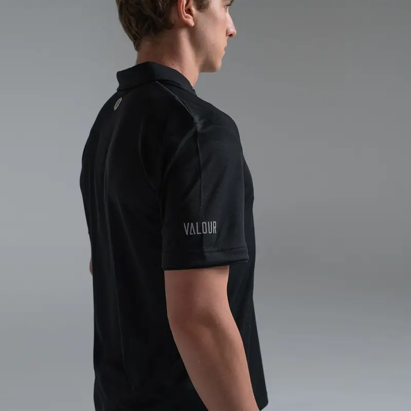 Valour Active Men's Black Polo 5