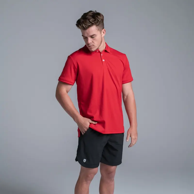 Valour Active Men's Red Polo 4