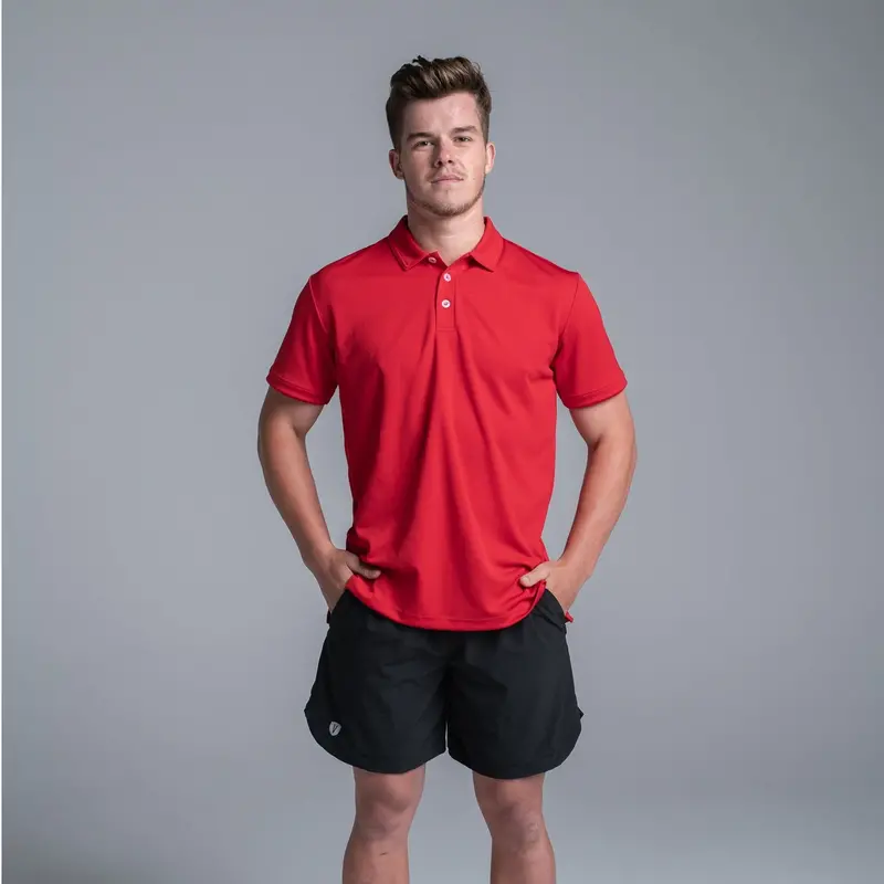 Valour Active Men's Red Polo 5