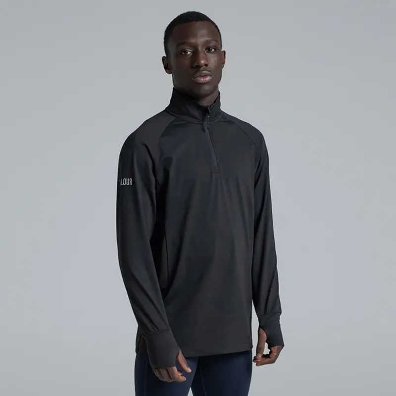 Valour Active Men's Sprint Top - Black 1